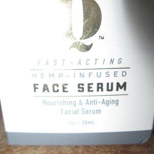 Q  Gold Hemp  Fast Action Infused Face Serum Cream 1 oz